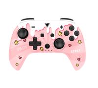 Dragonshock - Poptop Compact Bt - Manette Compacte Sans Fil Bluetooth Sweet Pink Compatible Nintendo Switch - Switch Lite - Switch Oled