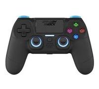 DragonShock Mizar Manette Sans Fil pour PS4 - Contrôleur Bluetooth Compatible PC & PS3 - Double Vibration, Batterie Rechargeable (Noir)