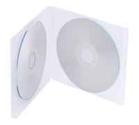 DragonTrading 1 x double boîtier transparent pour CD - Tranche de 10,4 mm avec pochette extérieure pour œuvres d'art - Peut contenir 2 CD/DVD/Blu-ray Disques - Idéal pour le remplacement, le stockage