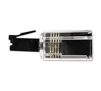 DragonTrading 360° Rotating Phone Cord Detangler Clear/Black