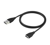 DragonTrading Câble de charge USB de rechange compatible avec le chargeur Fitbit Surge, câble de charge USB de rechange pour montre intelligente Fitbit Surge, bracelet de fitness (noir, 1 pièce)