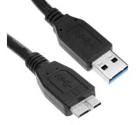 DragonTrading Câble USB 3.0 de rechange pour disque dur externe Transcend StoreJet - Compatible StoreJet 25M3, 25M3S, 25H3, 25H3P - USB 3.0 Micro-B vers USB-A