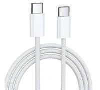 DragonTrading Câble USB C vers USB C, charge et transfert de données rapides, câble USB C pour téléphone et tablette, 1 m, 60 W pour iPhone 15, 16, 17, iPad Mini 6/Pro 2021+
