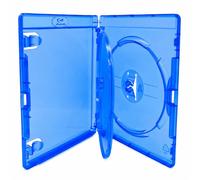 DragonTrading Lot de 2 lecteurs Blu-Ray/DVD-Bleu-Lot de 3 étuis pour 3 disques