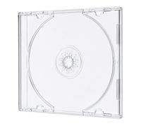 DragonTrading Lot de 25 boîtiers simples pour CD/DVD de 8 cm - Boîtier de rangement pour mini CD et mini DVD de 8 cm - Design sans plateau - Protection durable