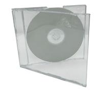 DragonTrading Lot de 25 boîtiers transparents pour CD simples - Tranche de 6 mm - Boîtes de rangement durables pour CD de musique, DVD, disques de données et collection de médias