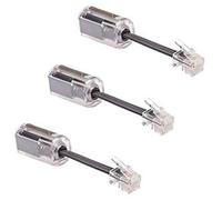 DragonTrading® Lot de 3 démêleurs de câble téléphonique rotatifs - Noir