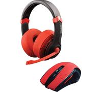 Dragonwar 2 In 1 Combo Set(Casque De Jeu+Souris) Edition Rouge