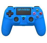 Dragonwar - Dragon Shock 4 Contrôleur sans fil Bleu pour PS4, PC et mobile