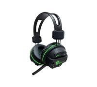 Dragonwar Revan Casque gamer pc Cable jack 2,5 m Casque micro suppresseur de bruits Réglage volume (IN/OUT) Haut parleur 40 mm Taille ajustable LED Design dragon vert noir 5425025604111