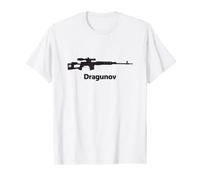 Dragunov Sniper Fusil Arme à feu Russe 7.62 Soviétique T-Shirt