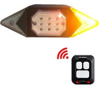 Drahtlose Fernbedienung Heckrück des Rückgangs USB -Ladebike Drehen Signale Sicherheitswarnung