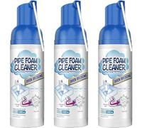 Drain Cleaner, Get out Foaming Drain Cleaner, Foam Drain Cleaner, Get out Foaming Drain Cleaner, Foaming Sink Drain Cleaner, Pipe Bathroom Toilet Sink Foam Bubble Drain Cleaner (3 Pcs)