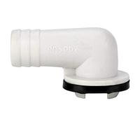 Drain de climatiseur, connecteur de sortie de vidange, connecteur de sortie ange droit de 1,9 * 1 * 1,1 pouces, pour vidange du climatiseur d'eaux usées