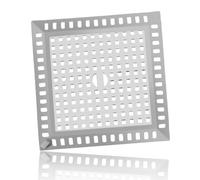 Drain de Douche en Acier Inoxydable, 12,2 x 12,2 cm Grille Douche Anti Cheveux, Filtre Evier Cuisine de Carré en Acier Inoxydable, Carré Filtre Bonde de Douche, pour Salle de Bain, Cuisine, Baignoire