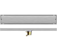 Drain De Douche Linéaire Invisible avec Couvercle Amovible, Insert De Carrelage en Acier Inoxydable, Drain De Sol Linéaire, Drain De Sol De Douche Rectiligne égouttoir D, Middle Drain, 120cm