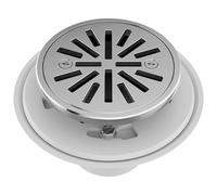 Drain de douche rond de 4 pouces pour carrelage Delta Faucet Kit de drain de douche chrom Drain de douche rond Drain de douche chrom Douche F