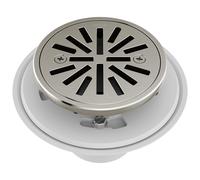 Drain de douche rond de 4 pouces pour carrelage Delta Faucet, kit de drain de douche en nickel bross , drain de douche rond, drain de douche chrom