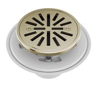 Drain de douche rond de 4 pouces pour carrelage Delta Faucet, kit de drain de douche en nickel poli, drain de douche rond, drain de douche chrom