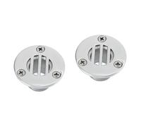 Drain de plancher, 2 ensembles de drain de pont marin Couvercle de drain de pont Crépine Drain de pont de bateau Drain de piscine Raccords de tuyau de sol Kit extérieur Couvercle de drainage de pont e