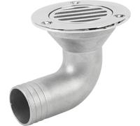 Drain de pont de bateau,Drain de pont de bateau en acier inoxydable,Drain de pont de bateau à 90 degrés,Drain à 90 degrés pour yacht,Drain de pont marin,Drain de pont de plancher