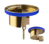 Drain De Sol - 1.89 Inches Dispositif Anti-retour,Grand Laiton | Robuste Scellé Prévention Odeurs Fuites Installation Pour Toilettes Salle De Bain Toilette, Cuisine