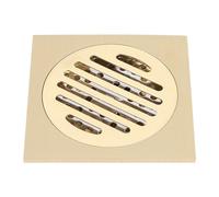 Drain de Sol carré, Salle de Bains, Douche, Grille à déchets, crépine construite en Laiton, Accessoire pour la Maison
