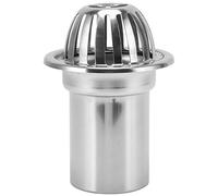 Drain de Sol de Toit, Couvercle de Drainage de dôme de Toit Non bloquant en Acier Inoxydable, pièces de Drainage de Seau de Pluie Rondes pour Balcon extérieur (4 Pouces)