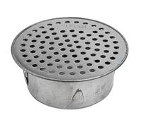 Drain de sol en acier inoxydable pour le drainage de l'eau de pluie, design creux pour éviter l'encrassement, convient aux tuyaux en PVC