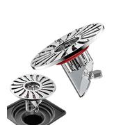 Drain de sol pour douche, drain de sol pour salle de bain - Dispositif anti-reflux d'échappement, anti-odeur et anti-colmatage en acier inoxydable facile à installer