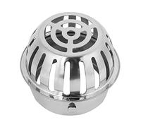 Drain de Sol Rond en Acier Inoxydable, Facile à Installer, pour Tuyaux de Drainage Extérieur, Tuyaux D'échappement (Tube de 110mm (4 Pouces))