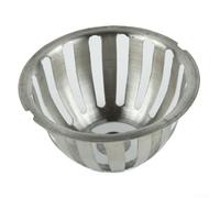 Drain de sol rond en acier inoxydable pour balcon et toit pour éviter les blocages d'eau, les débris et les petits animaux (100 mm)