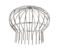 Drain de toit extérieur, Drain extérieur en acier inoxydable, Drain de toit en dôme, Drain de toit extérieur anti-blocage, Line Cap Round Floor Net, Outil de nettoyage de gouttière