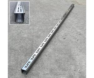 Drain de tranchée en acier inoxydable avec grille amovible - Canal d'évacuation linéaire extérieur pour cour, jardin, terrasse et ferme - Empêche les obstructions et améliore le débit d'eau efficace