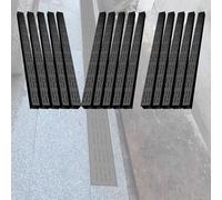 Drain de tranchée en acier inoxydable de 3,2 pieds - Système de drainage d'allée for patios, jardins et espaces extérieurs(15Pcs W2 3/4inxH2in)