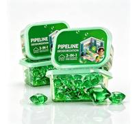 Drain Désodorisant Pods Bio Enzym Formel, Continuierlich frischer Duft (G2) | Wasserlöslicher Sofortgeruchsbeseitiger, entfernt Gerüche, kein Schrubben, für Waschbecken, Duschen und Rohre