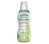Drain Detox - Eafit - Digestion - Elimination Urinaire - Citron - 500ml | Fabriqué en France, Retention D'Eau, Améliore La Circulation Sanguine, The Vert, Guarana, Cafeine, Vigne Rouge