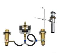 Drain d'évier en laiton pour lavabo de style américain, conçu pour remplacer le drain d'évier de salle de bain standard