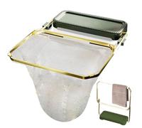 Drain Filter Basket - Resistant Holder Including Fifty Net Pouches Dish Rest Feature, Home Utility Accessory | Waste Catching System Maintaining Hygiene Across Cooking Washing Pr