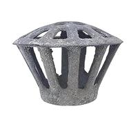 Drain Grate Cover - Outdoor Round Atrium Filter Guard | Cast Iron Drain Pipe Covers for Yard Garden Balcony Backyard Basement Lawn Landscape