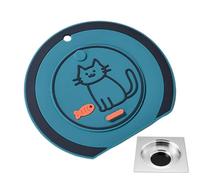 Drain Hair Catcher Cute Anti-Clog Kitchen Plug Strainer - Bathtub Drain Stopper Bathroom Sink Stopper for Floor Laundry Basement Home Apartment RV Commercial | Silicone Material, Easy to Clean, Flexib