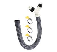 Drain Hose Splitter, Dishwasher Tee Adapter, General Drain Coupler, Leakproof Tight Adapter, Multi Outlet Converter, for Dishwasher Air Conditioner Bathroom Space Plumbing Repair 20cm