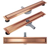 Drain Linéaire Rea Neox Pro Brushed Copper 80