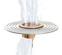 Drain pour Sol de Douche | Bague d'étanchéité coupante Facile à Installer | Bouchon de canalisation de Douche Anti-Odeur | pour égouts de 1,9 à 3,9 Pouces, Maison, hôtel, dortoir, Appartement