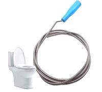 Drain Snake, 10, 5 pieds Flexible et pliable Drain Rébarrant de sabot de cheveux, dissolvant sabot efficace pour les toilettes, évier cuisine, salle bain, douche, égout, épilation à l'outil d