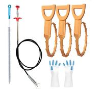 Drain snake déboucheur set avec furet deboucheur canalisation et brosse pour nettoyage cuisine salle de bain sans produit chimique