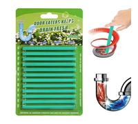 Drain Stick - Enzyme Opener Unclogger Tool | 12 Pieces Sink Drain Cleaner Deodorizer, Deodorizer For Pipe Sinks Shower Bathtub Toilet Bathroom Kitchen