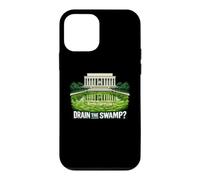 Drain The Swamp Piscine réfléchissante Satire Politique Coque pour iPhone 12 Mini