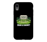 Drain The Swamp Piscine réfléchissante Satire Politique Coque pour iPhone XR