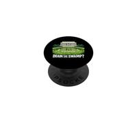 Drain The Swamp Piscine réfléchissante Satire Politique PopSockets PopGrip Adhésif